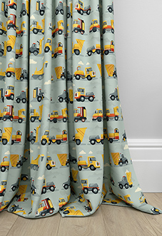 Construction Crew, Cement Grey - Made to Measure Curtains